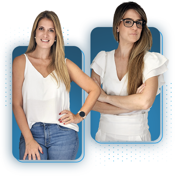 Foto de Paola Nogueira e Vivian Bararelli